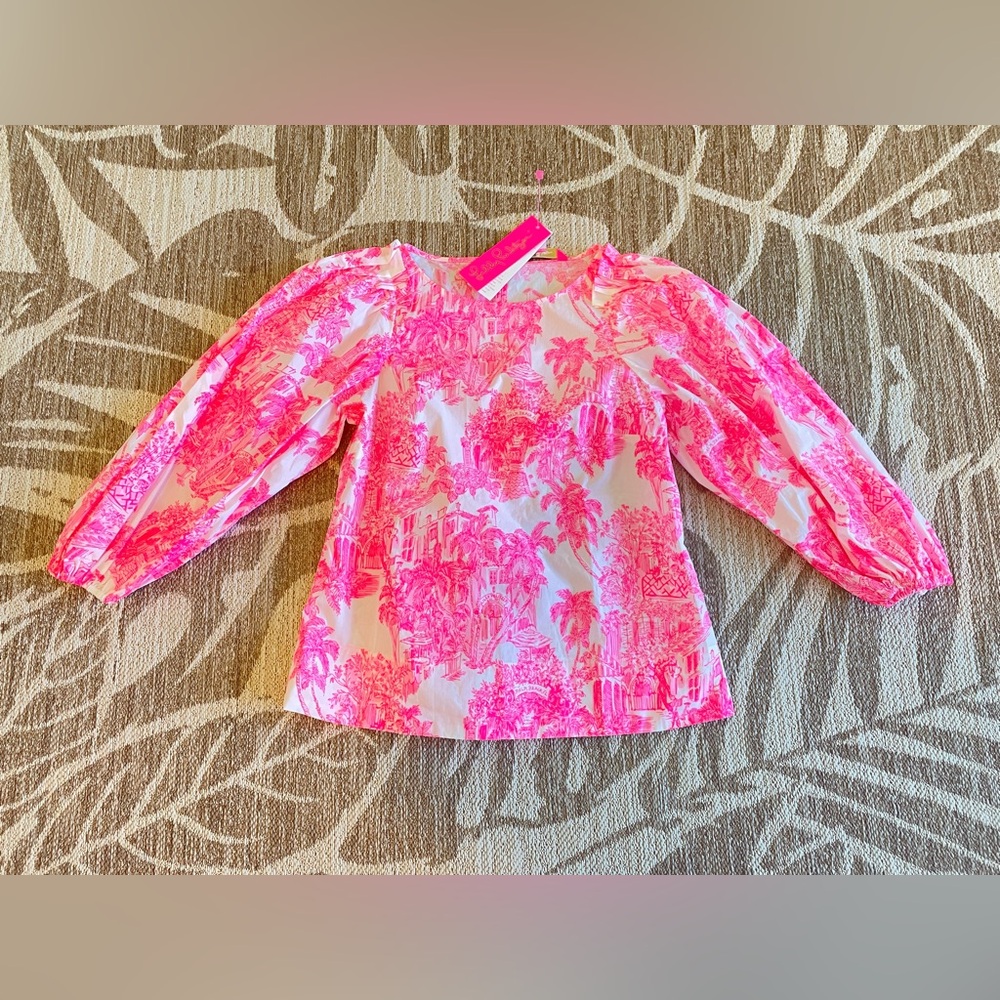Lilly Pulitzer Barbara Sleeve Cot Anniversary Toile
